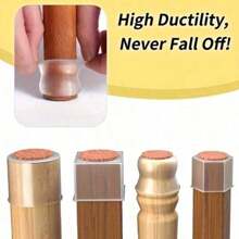 8/16/24pcs Chair Leg Floor Protectors Silicone Covers To Protect Floors, Table Leg Covers, Anti-Slip & Noise Reduction Floor Protector Pads For Furniture(Please Note The Size!! Fits Foot Diameter About 1.7-3.1cm)