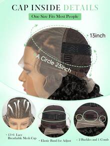 Fashionable 13x6 Lace Front Braided Wig, Deep Wave Multi-Strand Braided Synthetic Hair Wig With Headband, Versatile Styling For Daily And Workplace