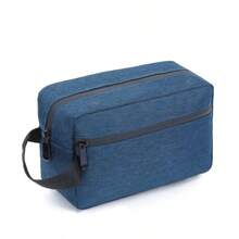 1 Stück/2 Stücke Großraum Reise Tragbare Herren Kulturbeutel, Damen Kosmetiktasche für Grundbedarf Wasserbeständige Schminktasche Handtasche, Wasserdichte Rasurtasche für Toilettenartikel, faltbare Aufbewahrungstasche mit Fächern und Griff für Kosmetikpinsel und Werkzeuge