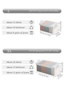 1pc Mesh Storage Box, With A Lid And A Transparent Storage Box, Supported By A Steel Frame For Greater Stability, Suitable For Storing Close Fitting Clothing, Daily Necessities, Travel Storage Boxes, Miscellaneous Storage Boxes, Wardrobe Storage Boxes