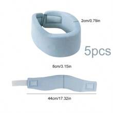 1/3/5件颈部保护装置，旅行颈托，用于矫正前倾头部姿势，男女通用颈部支撑，适合商务旅行、办公室、居家休息 - 彩色 - 查看 13