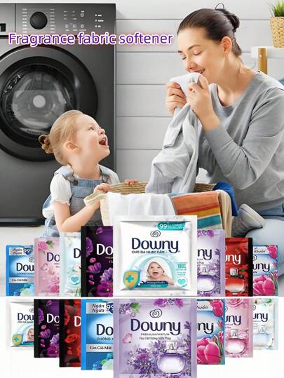 18ml Fabric Perfume & Softener Concentrate – Travel-Sized Laundry Detergent, Anti-Static, Fabric Enhancer, Portable, Multiple Fragrances, Long-Lasting Freshness