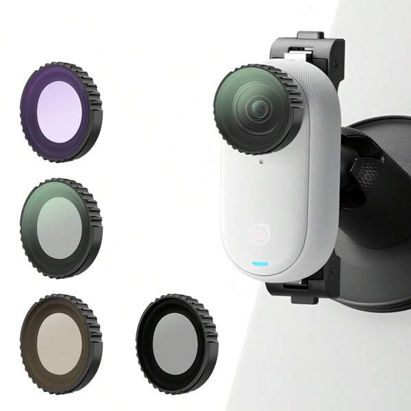 MECORIGHT MECO Camera Filters For Insta360 GO 3S 4K Thumb Camera: UV, CPL, ND8/16/32/64 Neutral Density, Polarizer, 1/4 Black Soft Filter, Suitable For Travel Photography