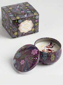 香薰套装，自制大豆蜡烛杯，用于婚礼和节日装饰的花蜡烛，送给家人和朋友的完美礼物，生日、情人节或母亲节旅行用的香薰蜡烛锡罐，香薰礼盒，房间装饰，毕业礼物