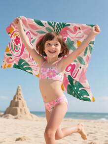1PC Customized Name Ocean Beach Towels,Personalized Kids Beach Towel,Summer Birthday Gift For Kids,Custom Name Beach Towel,Custom Beach Towel For Girls/Boys,Perfect For Outdoor Beach Travel Swimming Gym Yoga, Beach Accessories,Custom Beach Towel For Friends, Multiple Sizes Of Beach Towels To Choose Froml