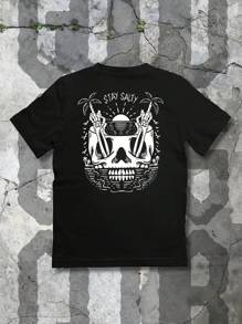 T-shirt court à manches imprimé personnalisé pour hommes, confortable et respirant, tenue d'été, mode