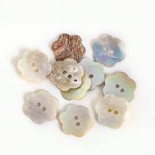 10 buc 2 găuri prun floare naturală Shell nasturi sidef nasturi haine cusut scrapbooking accesorii îmbrăcăminte DIY artizanat ornamente