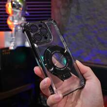 Funda de teléfono transparente, a prueba de agua y golpes, resistente a los arañazos, con soporte magnético en las 4 esquinas anti-caída para Poco X7 Pro/X6Pro/X5/X4 GT/X3Pro/F7Pro/F7Ultra/F6Pro/F5 Pro/F4/F3/M6 Pro/C61/C65/C75