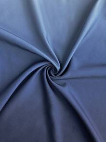 女士秋季 A 字型腰带户外渐变色中长裙。 - 藍色 - 查看 11