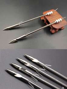 3/6/9件套不锈钢钓鱼工具，不锈钢弹弓配件鱼叉，户外狩猎钓鱼配件，适合作为生日或节日礼物送给朋友和家人