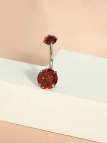 1 件吊坠肚脐环红色肚脐穿孔饰品蝴蝶心形花朵肚脐穿孔吊坠女士 14G 夏季海滩饰品 - Belly button ring - 查看 11