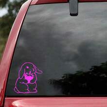 Strawberry Rabbit Bumper Sticker, Car Sticker, Car Decal, Vinyl Car Sticker - one-size - View 7