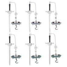 1/2 件幻想龙剑书签 - 第四翼粉丝页面标记，适合男士的酷炫书签，适合男性读者的幻想龙礼物，可作为生日礼物、学校用品、返校礼物 - 均碼 - 查看 16