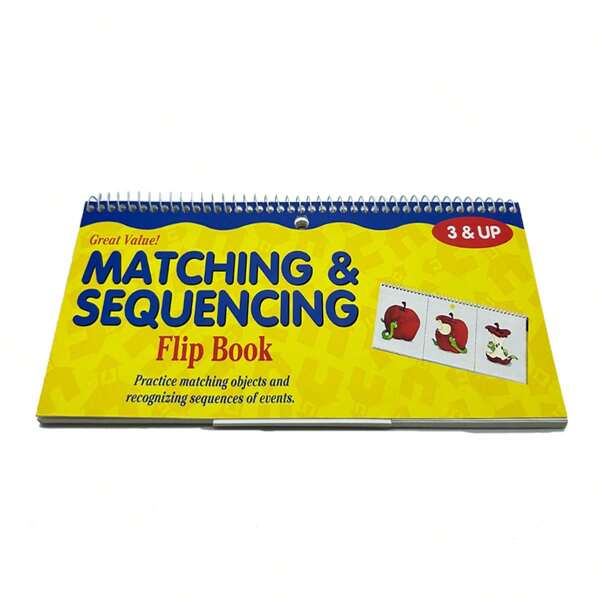 1 Pc Match-And-Sort Flip Practice Bookschool Supplies,Back To School