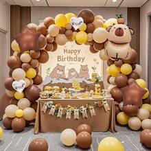 138pcs Yellow, Brown