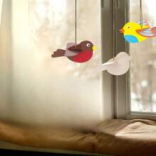 1 套木制花形配件，适合 DIY 手工艺品 - 非常适合绘画、制作杯垫和装饰品，可悬挂在客厅、卧室、走廊和书房进行家居装饰，也适用于制作卡片、标牌等。