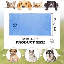 1 confezione di asciugamani ultra-fini in fibra per cani, 50x95cm, super assorbenti e morbidi, asciugamano per toelettatura di animali domestici, adatto per cani grandi, medi o piccoli come prodotti perfetti per doccia e bagno per cani