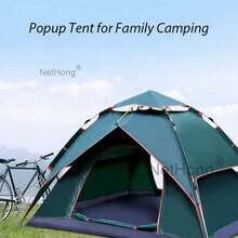 NetHong 3-4 Man Automatic Instant Pop Up Camping Tent Waterproof Outdoor Family Shelter - Multicolor - View 3