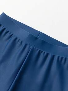 mini bala Kids' UV Protection Swimwear – Long Sleeve Rash Guard + Pants + Cap, Summer Set - Ocean Blue - View 7