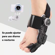 Corrector Aparato Para Juanetes Con Pivote Ajustable( Adecuado tanto para pie izquierdo como derecho) - Negro - Ver 3