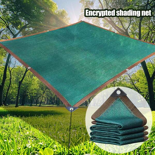 1pc Sunshade Cloth, 90% UV Protection, Suitable For Garden Patio, Plants Greenhouse, Outdoor Gazebo, Lawn Party Picnic, Pool, Dog House, Easy To Hang Sunshade Net Cover