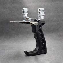 طقم مقلاع للرماية والصيد للاستخدام الخارجي، يشمل اكسسوارات الرماية وحزم مطاطية، مقلاع صيد وقنص للاستخدام الخارجي، مناسبة كهدية للرجال والنساء في المناسبات والأعياد