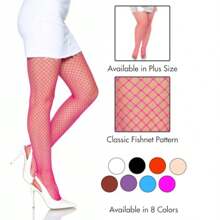 Medias de red industrial de spandex para mujer de Leg Avenue