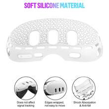 VR Accessories For Meta Quest 3, 5 In 1 Silicone Protective Case Set For Quest 3,Controller Grip Cover,VR Shell Cover,Face Cover - Multicolor - View 8