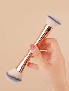 1 Pc Professional Dual-Head Facial Makeup Brush Set,Powder Brush,Blush Brush,Makeup Tools With Soft Fiber For Easy Carrying - Multicolor - View 4