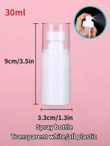 1pc Cosmetic Refillable Container, Glass Bottle With Lid For Lotion And Cream Travel Storage Container, Portable Skin Care Product Dispensing Bottle, Spray Bottle, Perfume Dispensing Container, Essential Travel And Bathroom Accessories Home Bathroom Decor Fall Decor Back To School - Multicolor - View 17