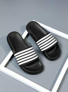 Scarpe da uomo a righe, pantofole eleganti, pantofole antiscivolo e resistenti all'usura, scarpe da donna alla moda e classiche a cinque barre, scarpe da spiaggia con una striscia per coppie, scarpe da immersione in acqua