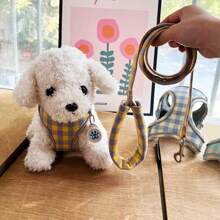 Fully Enclosed Dog Leash, Summer Vest Style Pet Harness, Breathable Dog Leash For Medium & Small Breeds, Corgi, Poodle, Outdoor Use