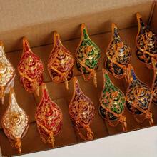 1/6pcs Magic Lamp Decor, European And American Classic Style, Elegant Vintage Pattern Collection, Metal Wishing Lamp, Home And Party Decoration.