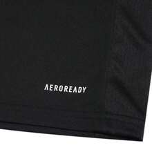 Adidas 男士宽松POLO衫，CLUB 3STR POLO，休闲运动短袖 - 黑色 - 查看 7