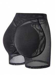 1pc Women's Shaping Lifting Slimming Pants - Black - View 7