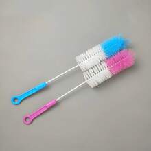 1 件长柄奶瓶清洁器，水杯清洁刷，多功能清洁刷，用于清洁窄口啤酒瓶，带吸管的运动水壶刷，水壶喷嘴/瓶盖清洁刷，适用于杯子、瓶子、罐子、咖啡杯、酒杯、厨房、浴室、家居、家居用品、返校 - 彩色 - 查看 8