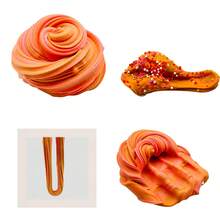 1 件，模拟饼干甜点巧克力粘土玩具套装，黄油泥，手工艺术品，减压玩具，精美礼物，史莱姆套装，腻子，玩具泥，黄油泥 - 巧克力 - 查看 4