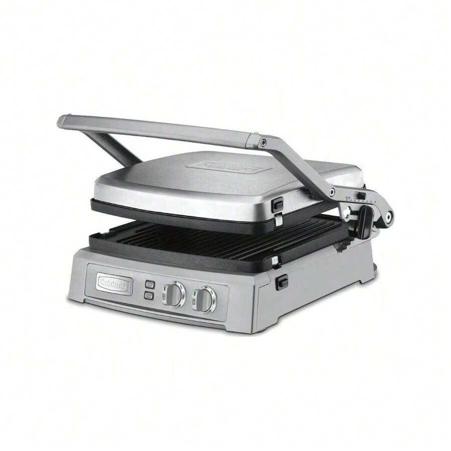 Cuisinart GR-150 Griddler Deluxe Panini Press Grill - Brushed, Stainless Steel Non-Stick - - 1 - 查看 1