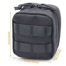 2 包迷你战术 Molle 紧凑型弹药袋 - 通用管理袋、小型管理 Molle 袋、EDC 工具实用多用途腰带袋 - 彩色 - 查看 6