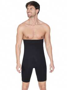 Biker push up faja alta para caballero control abdomen y soporte lumbar discreta y transpirable XCELLENCE - Negro - Ver 5