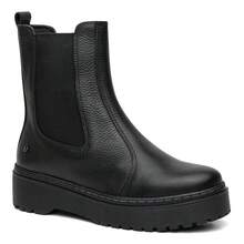 USEVITTAL Luisa Easy Fit Women's Genuine Leather Combat Boot - màu đen - Xem 3
