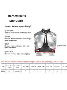 1pc Men Sexy Strap Decor Bra (Cupless) With PU Leather Rivets Embellishment