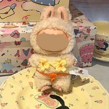 1 件套夏季度假比基尼服装、帽子、鞋子和配饰套装，适合坐姿娃娃，可爱娃娃装饰替换