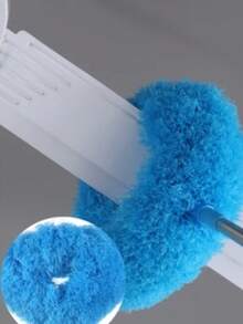 1 件可伸缩超细纤维吊扇除尘器，带可洗头 - 非常适合高天花板、家具和汽车清洁吊扇清洁除尘器风扇清洁器 - 藍色 - 查看 7