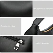 Local Delivery BAIKELI Crescent Shoulder Bags For Women Small Shoulder Purse Handbag Retro Classic Clutch Hobo Tote Bag Underarm Purse - K Coffee - View 6