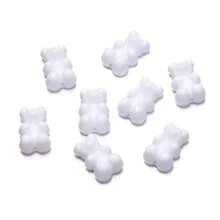 10 Stücke 18,5x12mm Acryl Bär Perlen Abstandshalter lose Charms Anhänger Perlen für Armband Halskette DIY Schmuckherstellung Zubehör