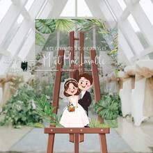 Custom Wedding Welcome Signs, Personalized Acrylic Wedding Welcome Signs, - Elegant Decorations Suitable For Weddings, Engagements, Holidays, Parties, Anniversaries, Birthdays, And Rustic-Style Weddings. Stylish Welcome Signs For Unforgettable Celebrations. - Style 2 - View 5