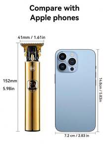 男士专业理发器、理发剪、胡须修剪器、理发套装、节日礼物 - 彩色 - 查看 4