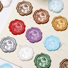 Wax Seal Stickers - Wedding Invitation Envelope Seal Stickers, 30pcs Self-Adhesive Wax Seal Stickers, Perfect For Engagement/Wedding Invitations, Gift Packaging, Envelopes, Souvenir Decorations, Indoor/Artistic Decorations,Back To School,School Supplies