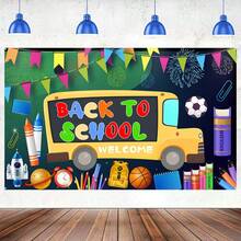 1 pieza, Pancarta de Regreso a la Escuela, Pancarta de Bienvenida de Regreso a la Escuela, Adecuada para usar en la escuela, primaria, secundaria, decoraciones del aula